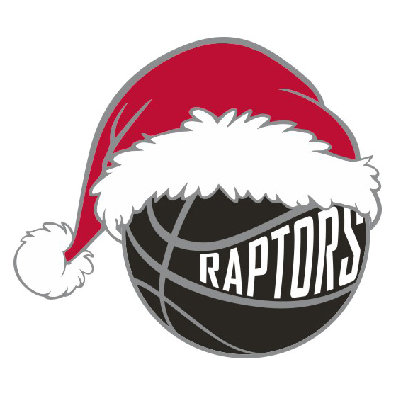 Toronto Raptors Basketball Christmas hat logo iron on paper